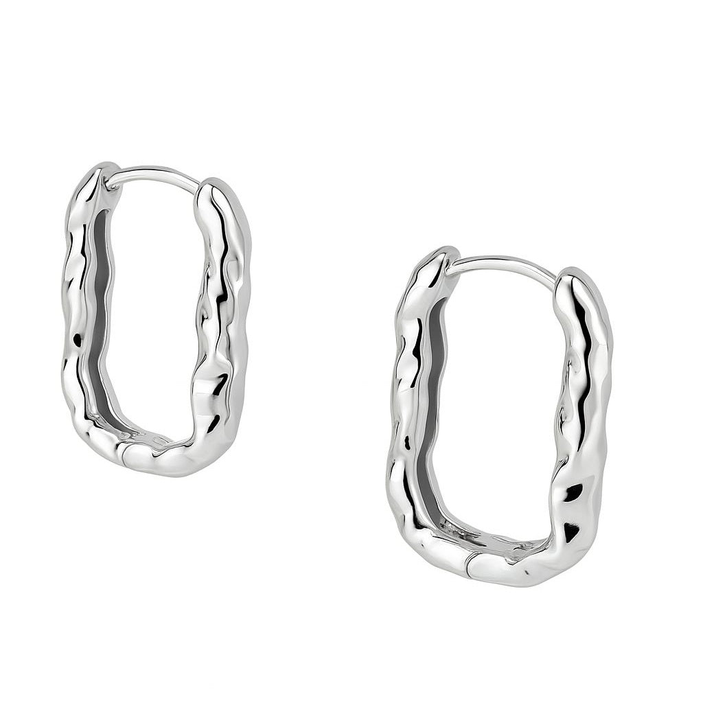 BECHTGOLD ,,Waves of Elegance" S925 Silber Desingner Creolen