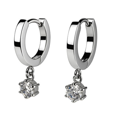 BECHTGOLD ,,Radiant" Edelstahl Damen Creolen Damen